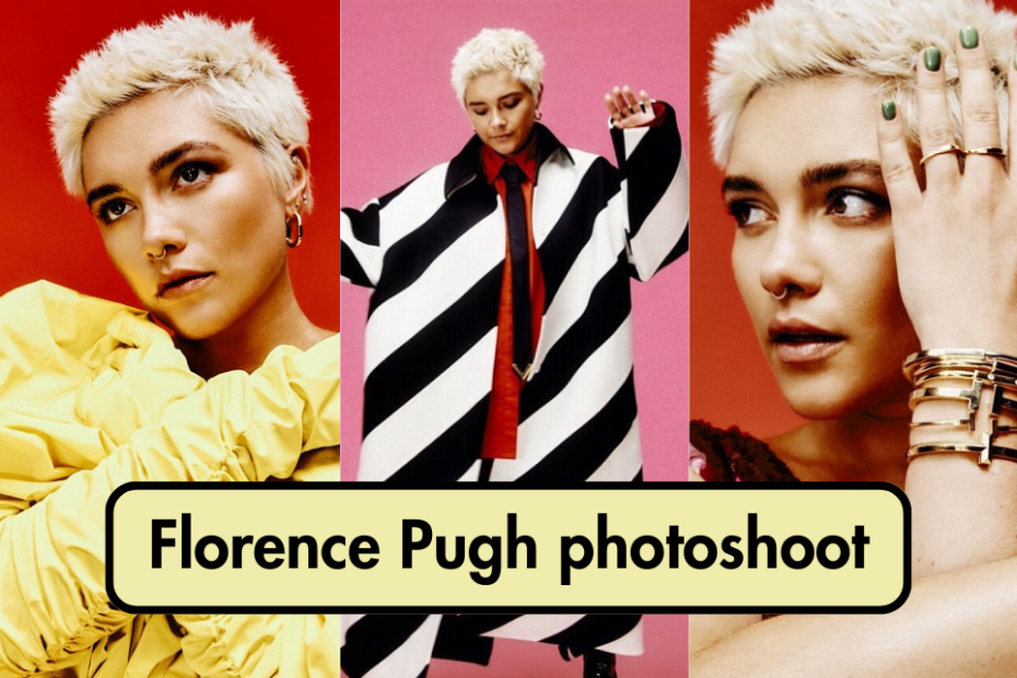 Florence Pugh photoshoot for Elle style awards